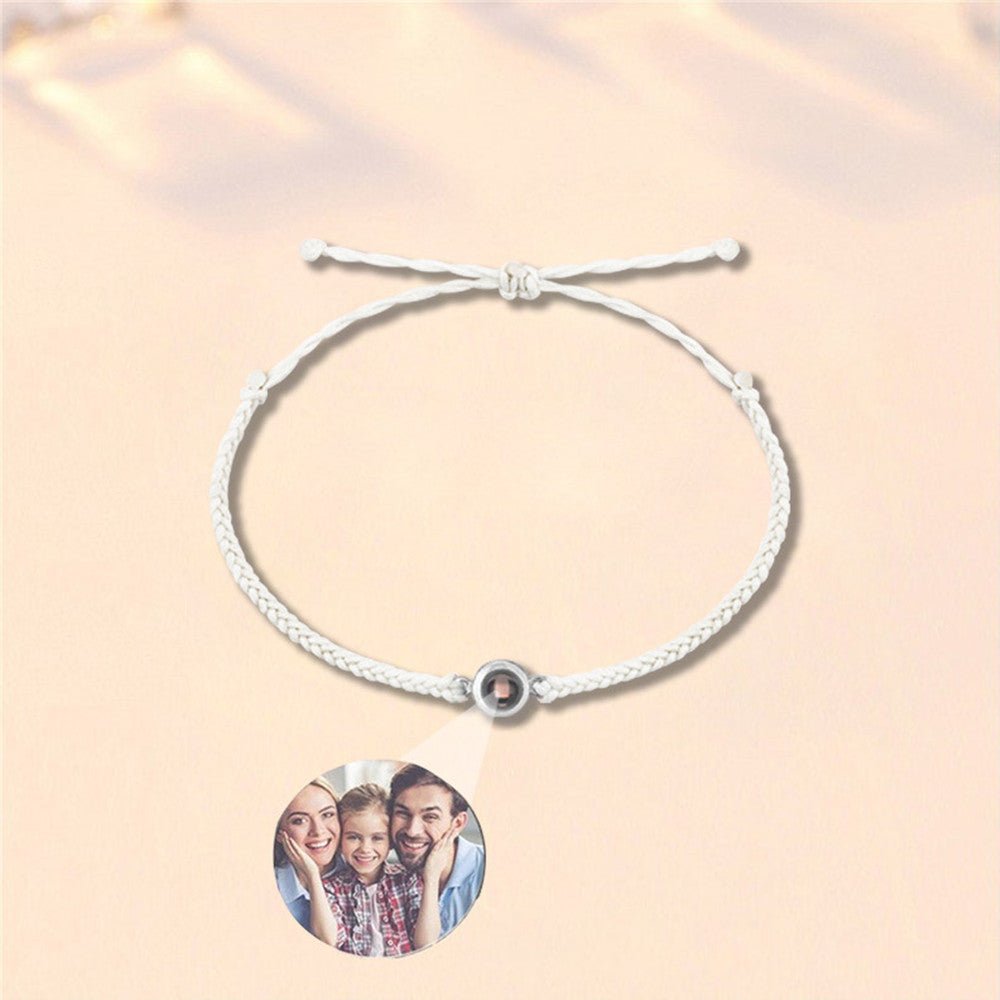 Individuelles Lederarmband Robin weiß