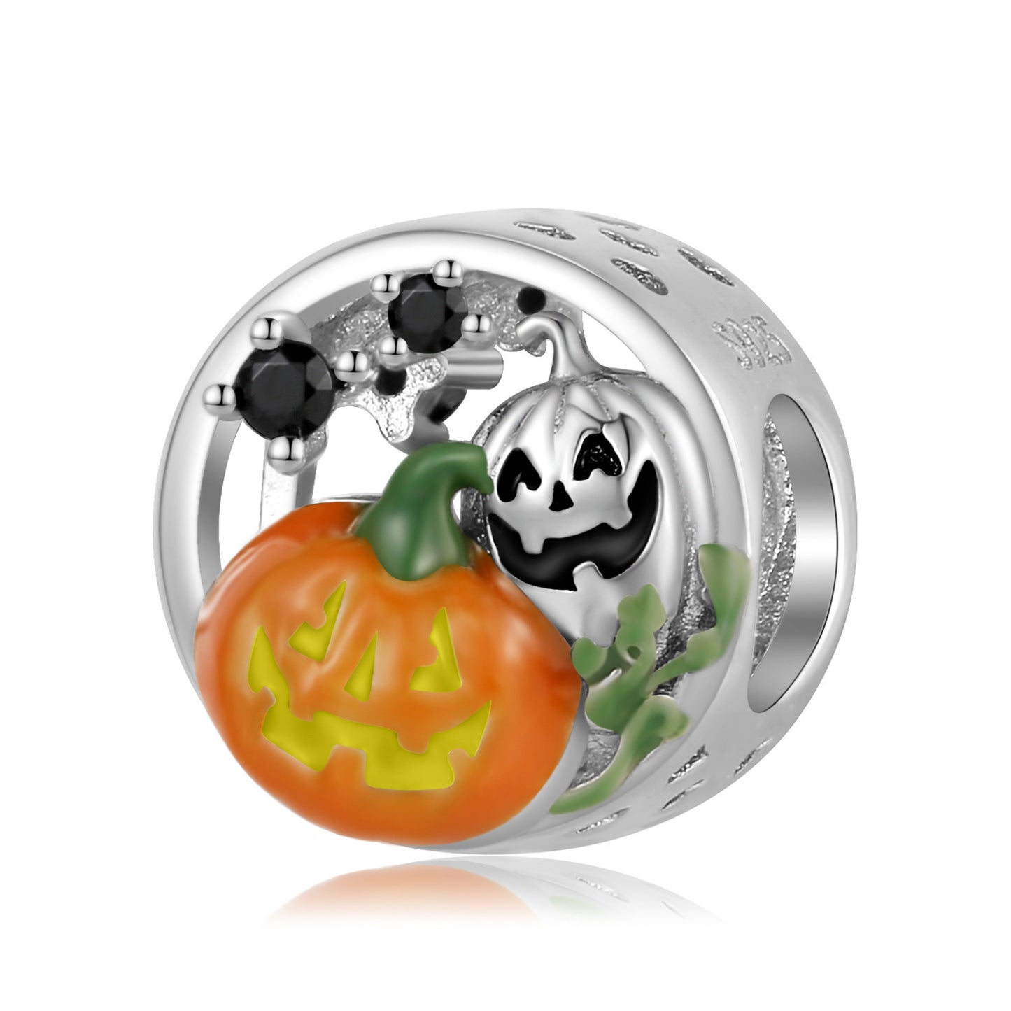Kürbis-Szene Charm Halloween