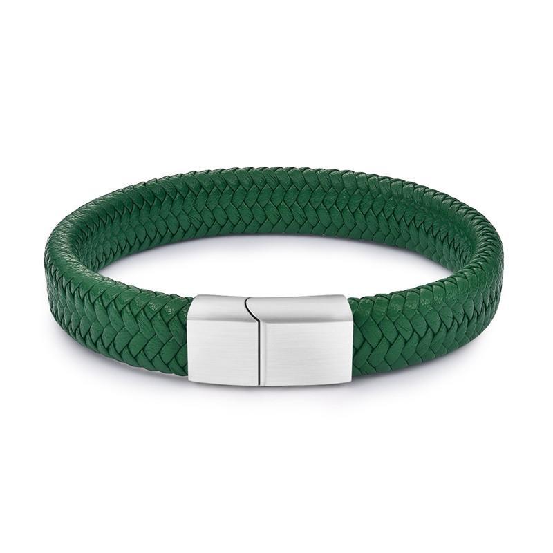 Lederarmbander Maximilian - grüne Farbe