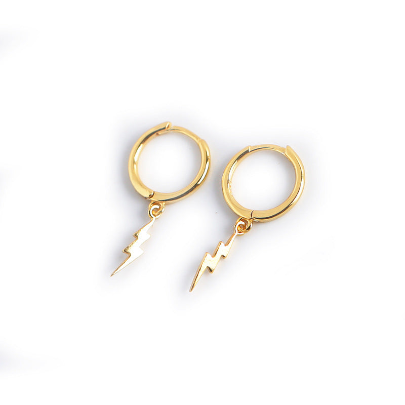 Silber Ohrring Eleanor Gold
