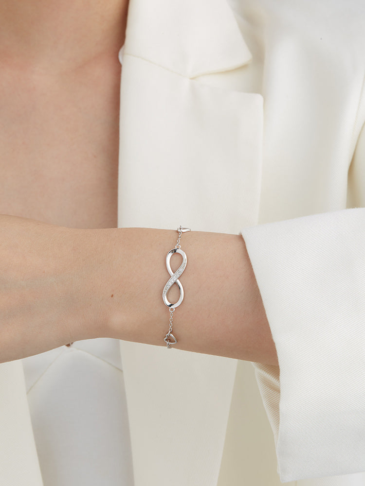 Silberarmband Mila - am Arm