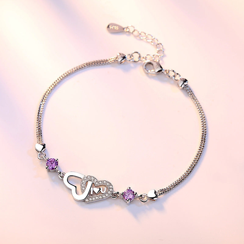 Silberarmband ILoveYou