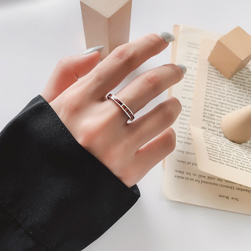 Silberring Sophia am Finger