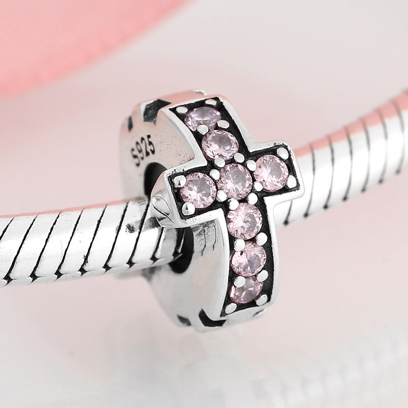 Doppel Schleife Kreuz Charm