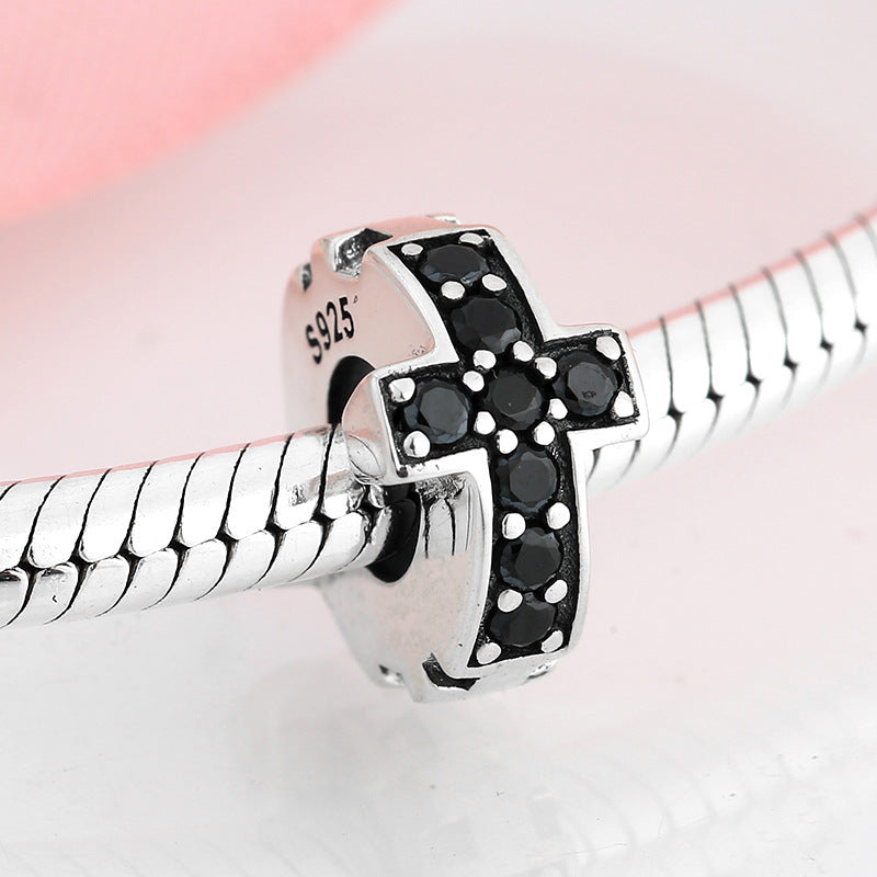 Doppel Schleife Kreuz Charm