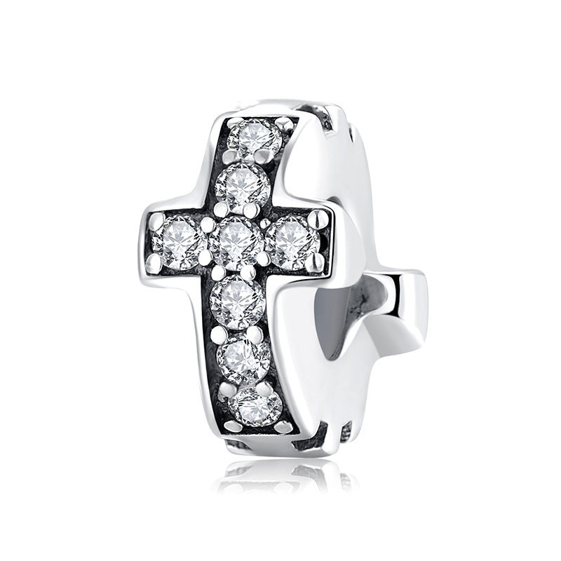 Doppel Schleife Kreuz Charm