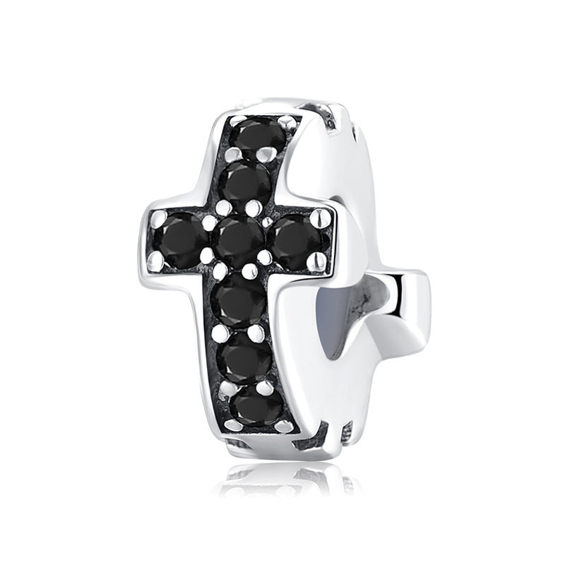 Doppel Schleife Kreuz Charm