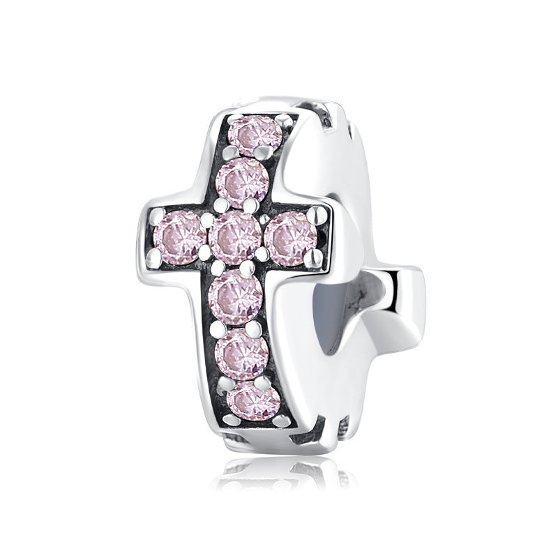 Doppel Schleife Kreuz Charm