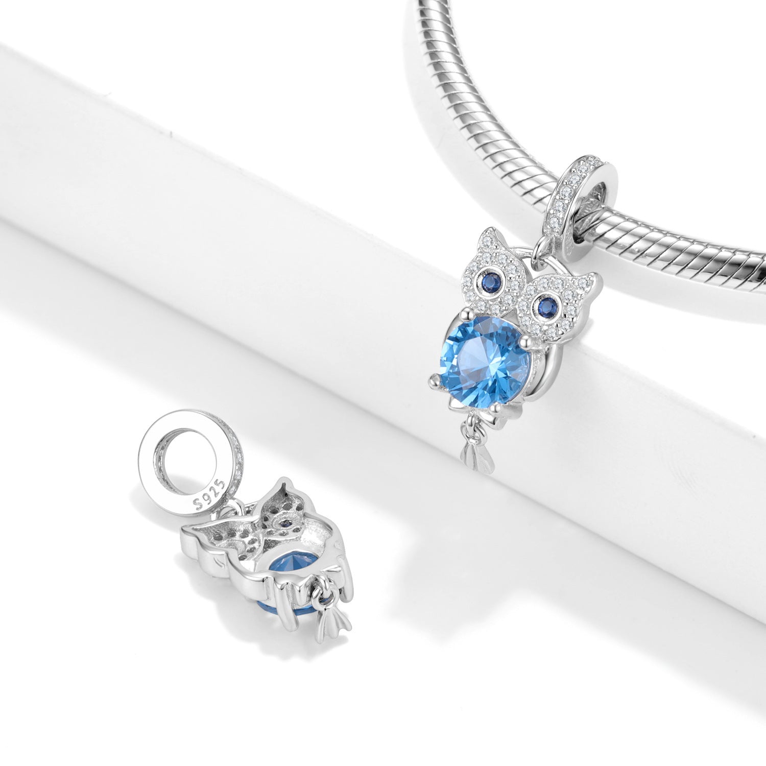 Eulen Glück Charm 04