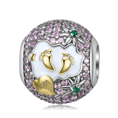 Fußabdruckball Charm