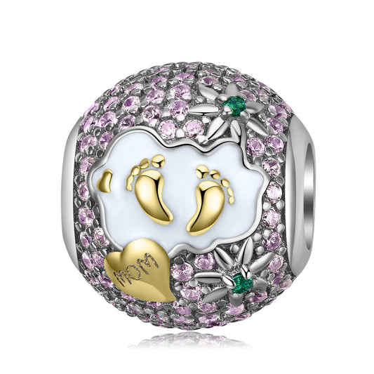 Fußabdruckball Charm