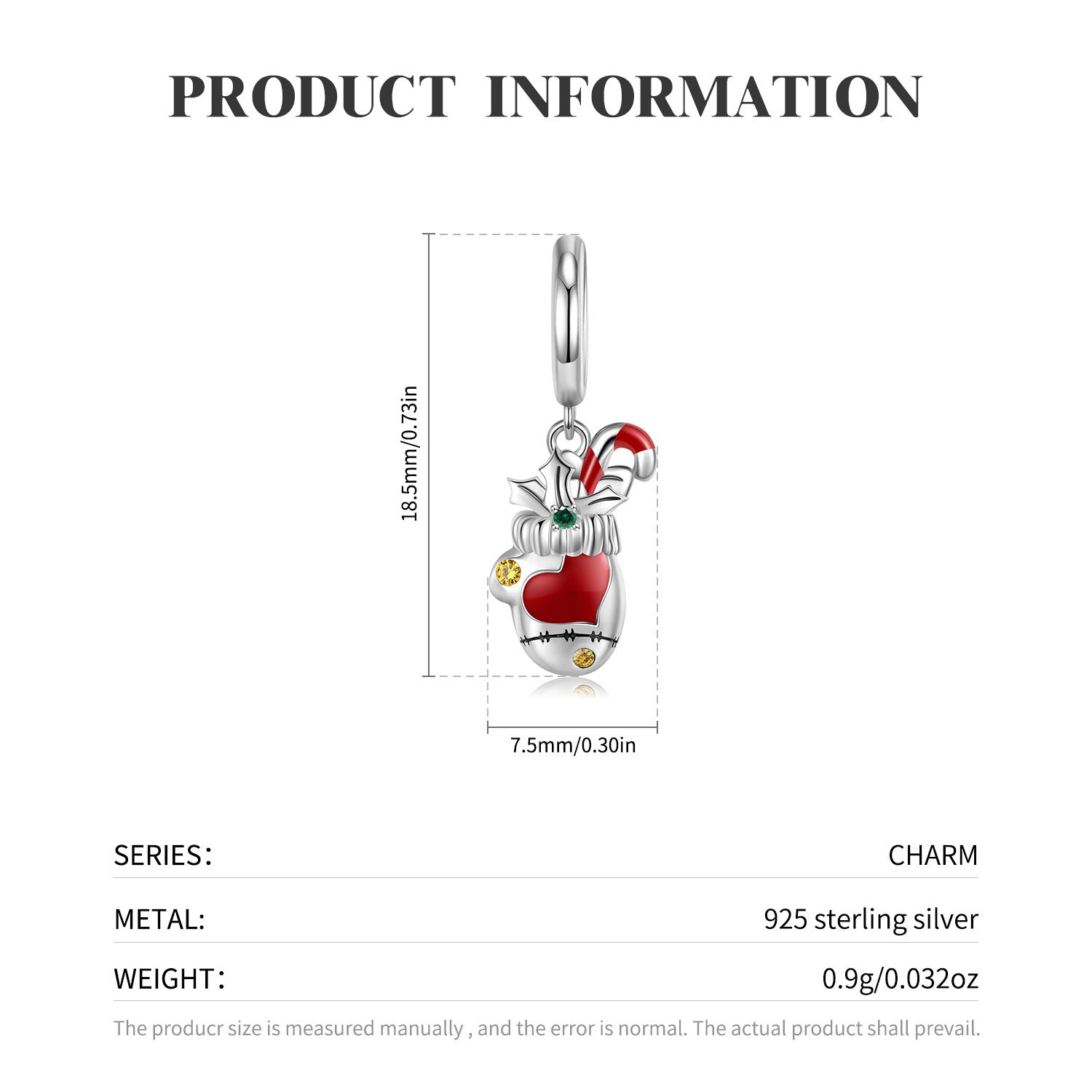 Geschenkbeutel Charm für Weihnachten