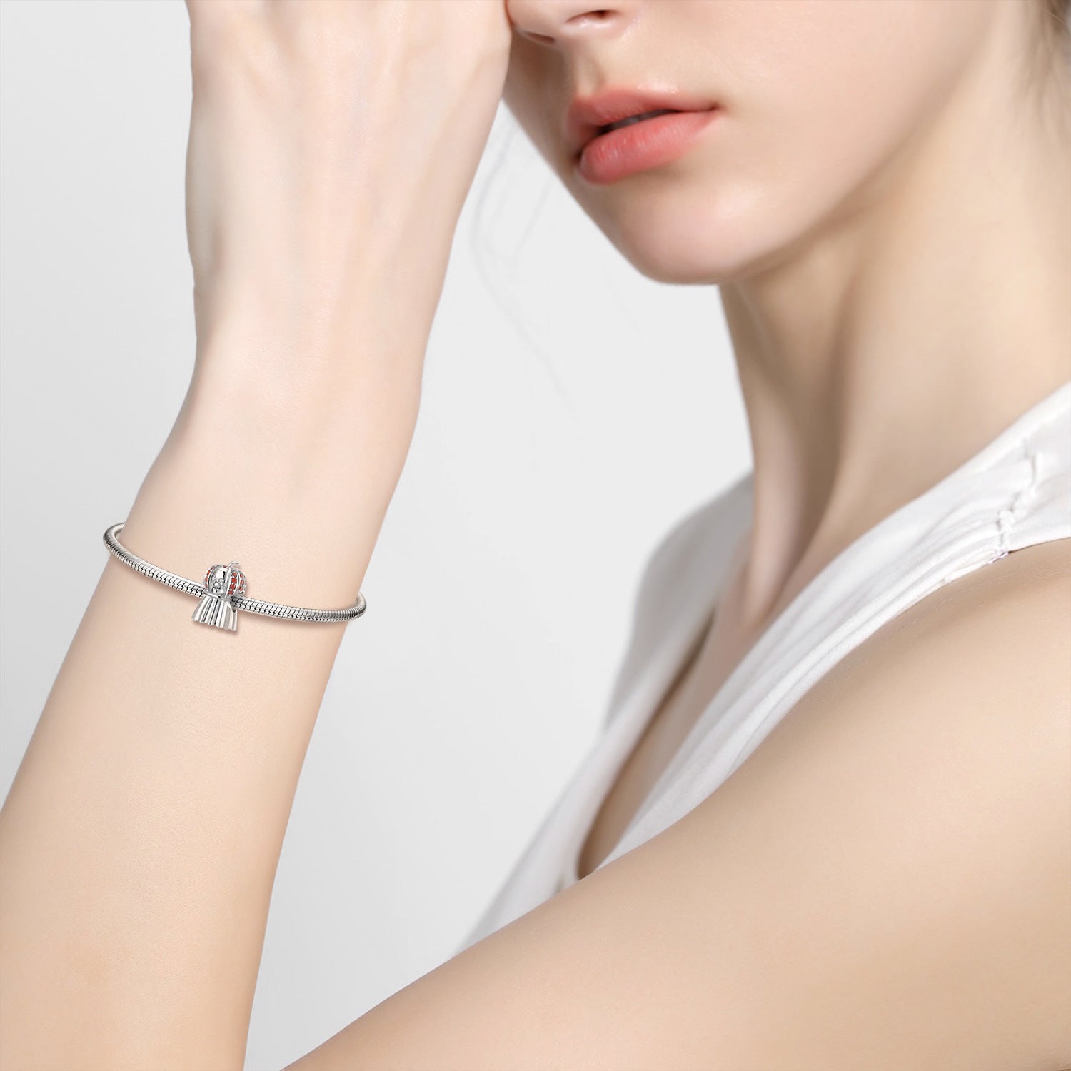 Heißluftballon Charm Halloween an einer Bettelarmband
