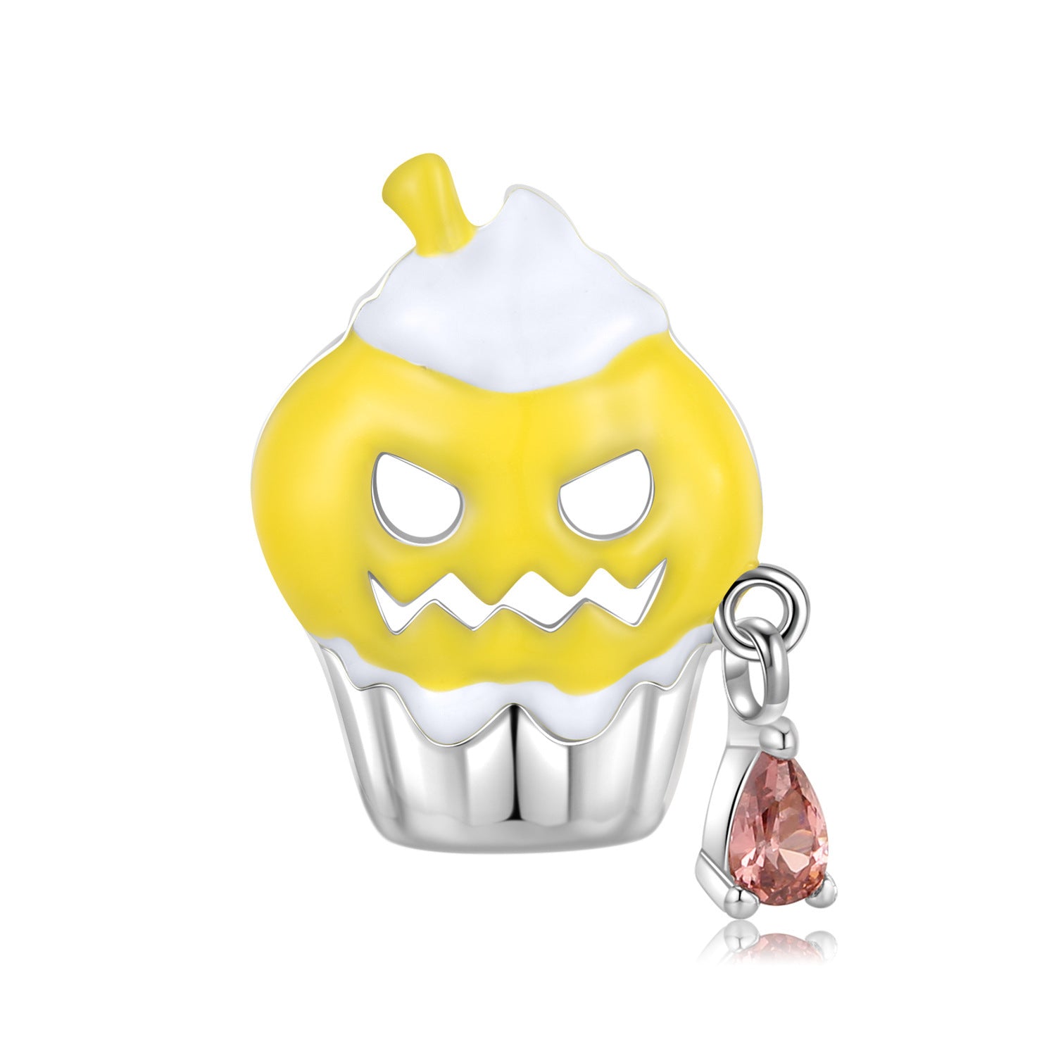 Kürbis-Cupcake Charm Halloween