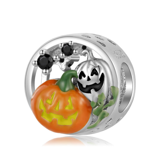 Kürbis-Szene Charm Halloween