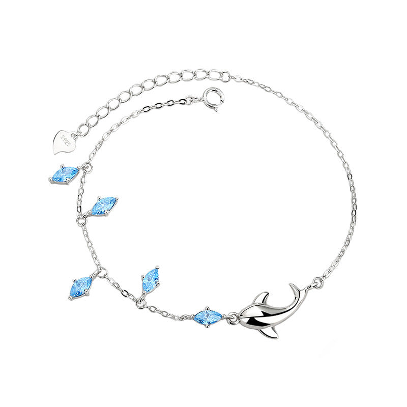 Silberarmband Delfintraum