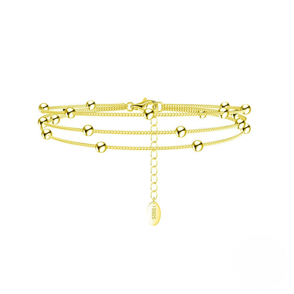 Silberarmband Emily 14K Gold
