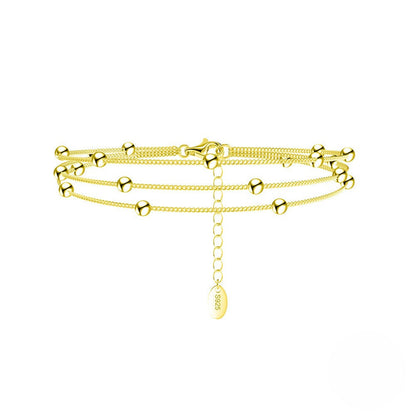 Silberarmband Emily 14K Gold