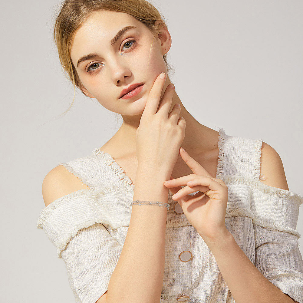 Silberarmband Emily am Handgelek