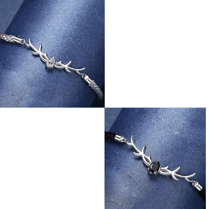 Silberarmband Hirschzauber 