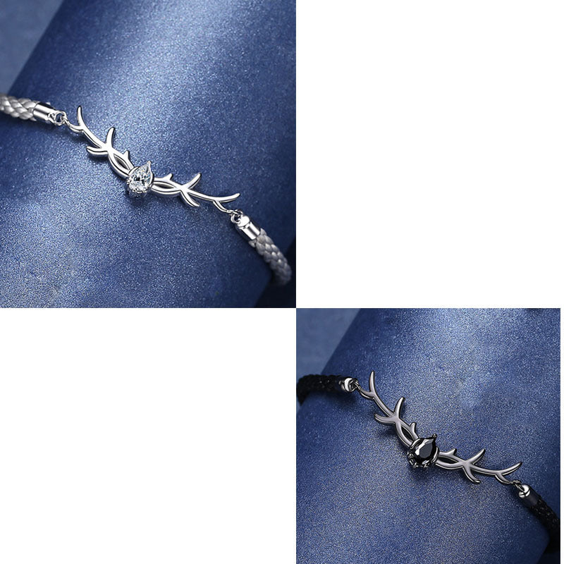 Silberarmband Hirschzauber