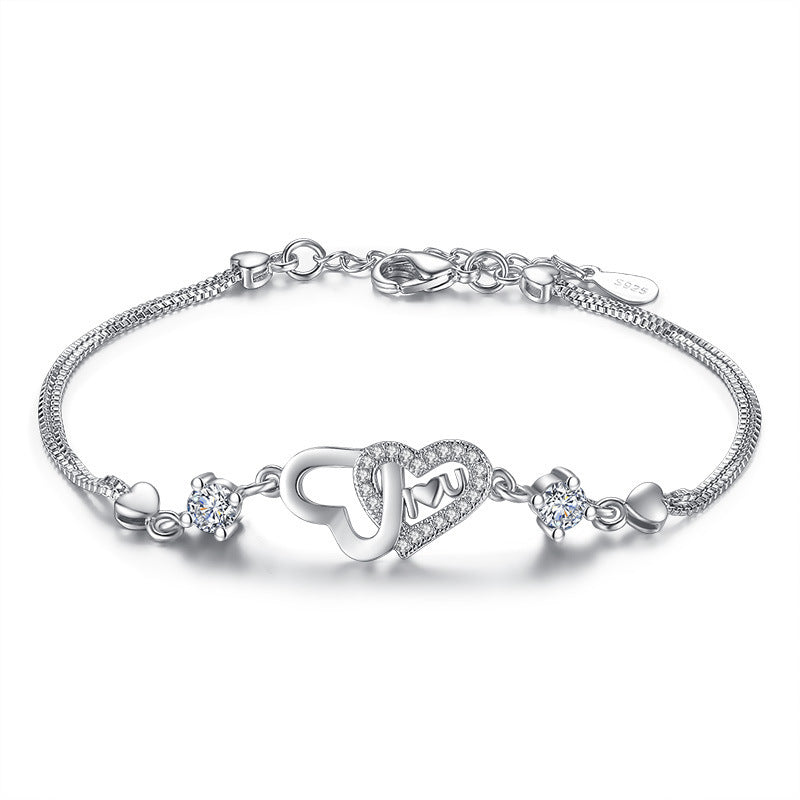 Silberarmband ILoveYou