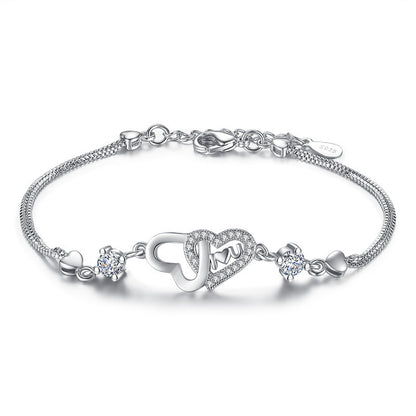 Silberarmband ILoveYou