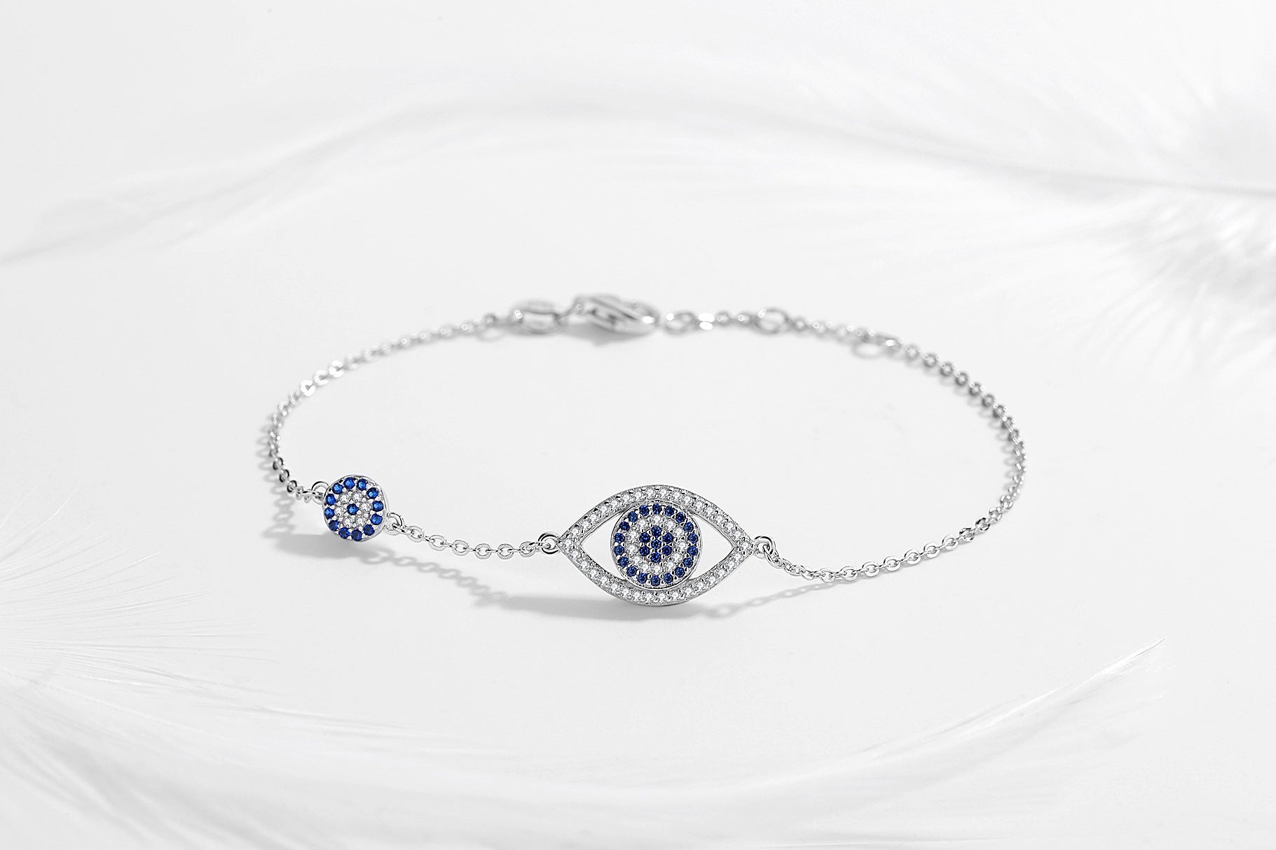 Silberarmband Schutzauge