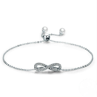 Silberarmband Unendlichkeit