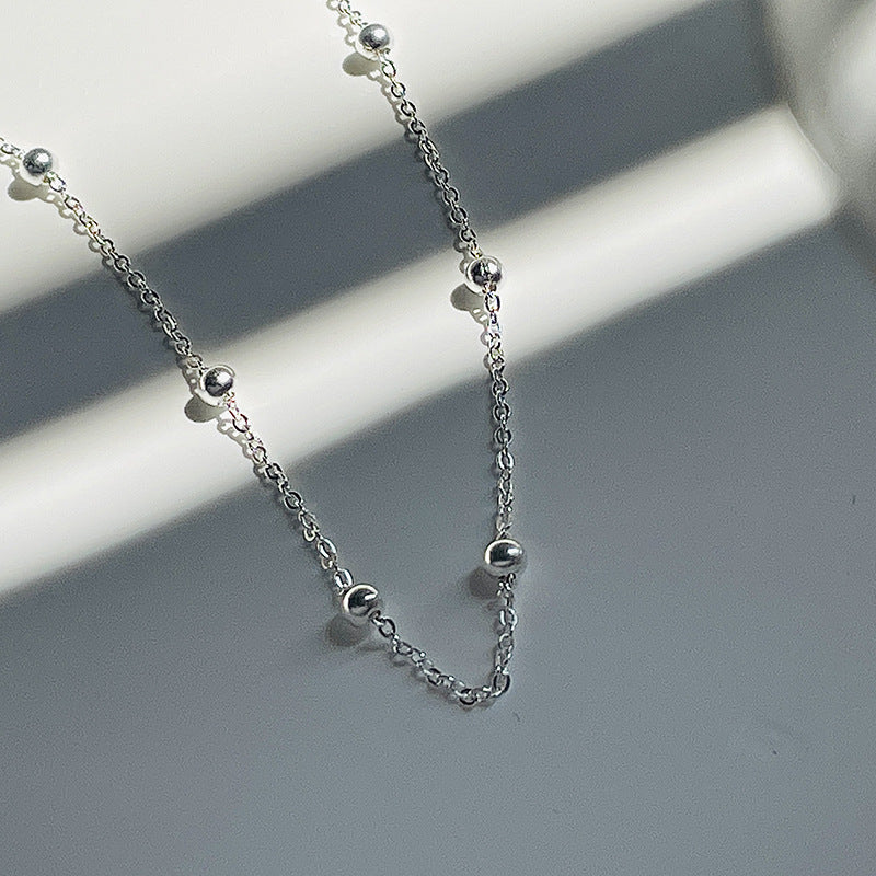 Silberkette Kugelkette