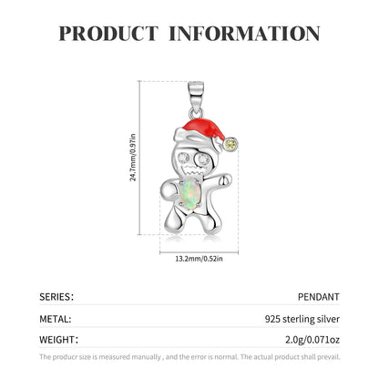 Silberkette Weihnachtskeks für Weihnachten