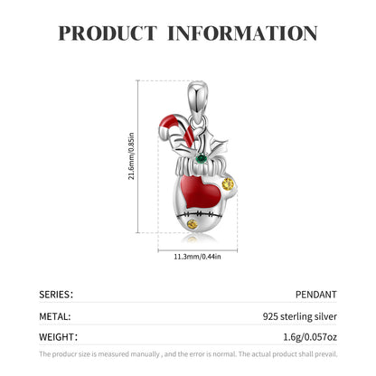 Silberkette Weihnachtsstiefel für Weihnachten