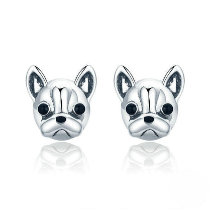 Silberohrringe Frenchie