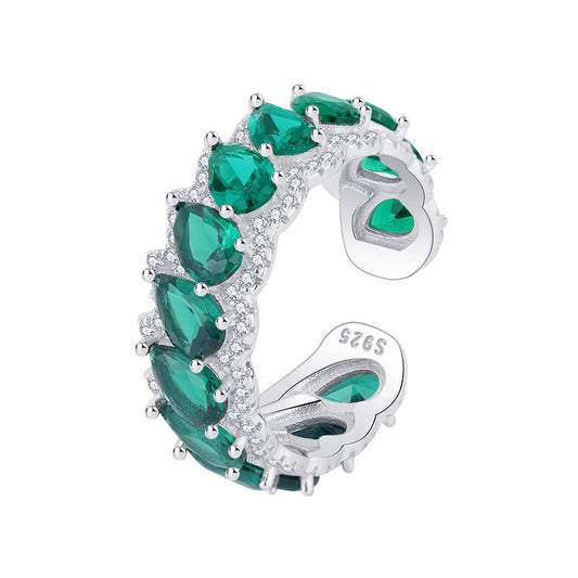 Silberring Birne