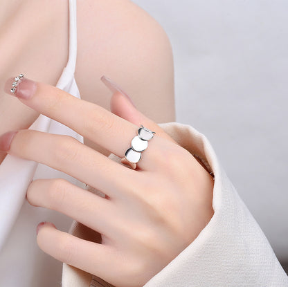 Silberring Melina am Finger