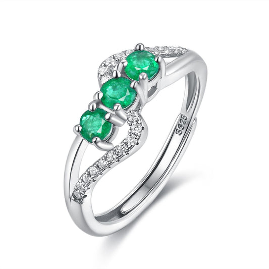 Silberring Welle