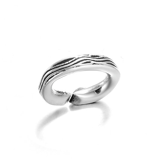 Silberring Welle