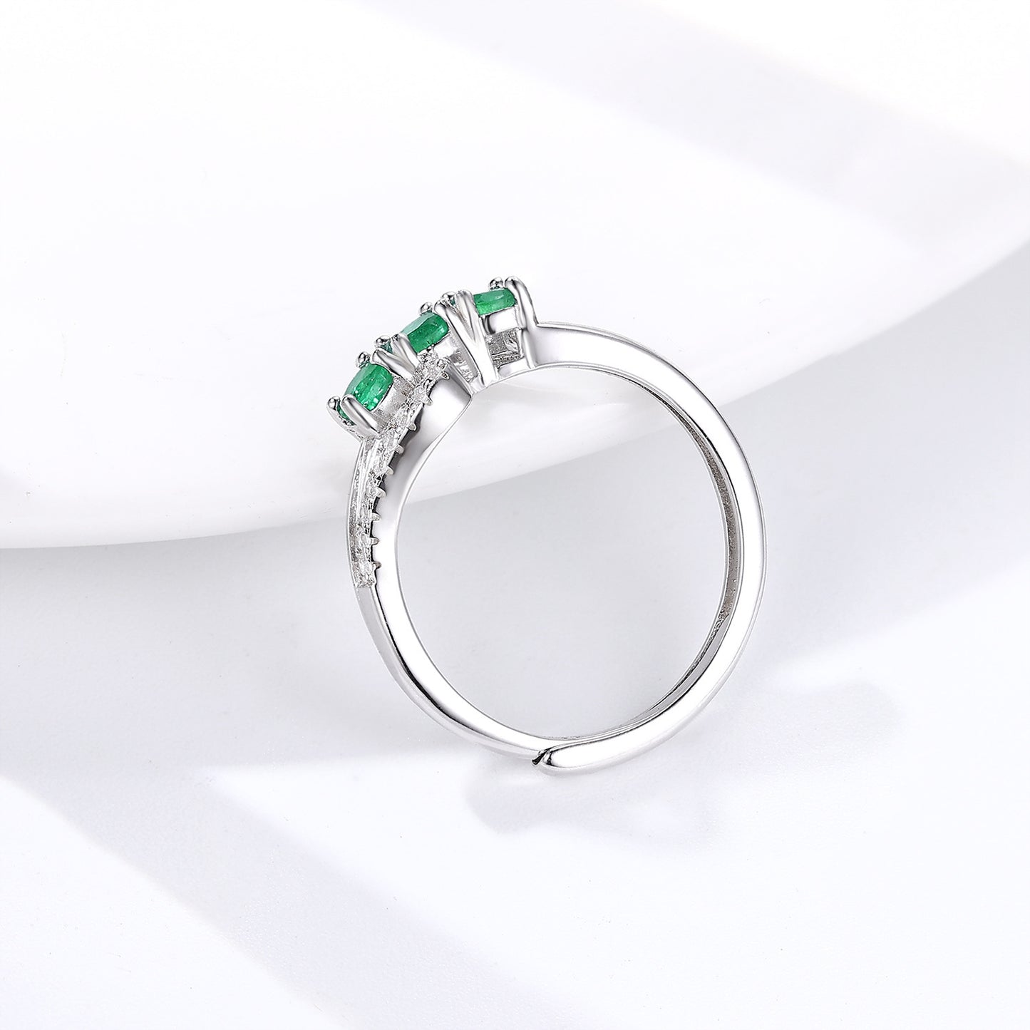 Silberring Welle