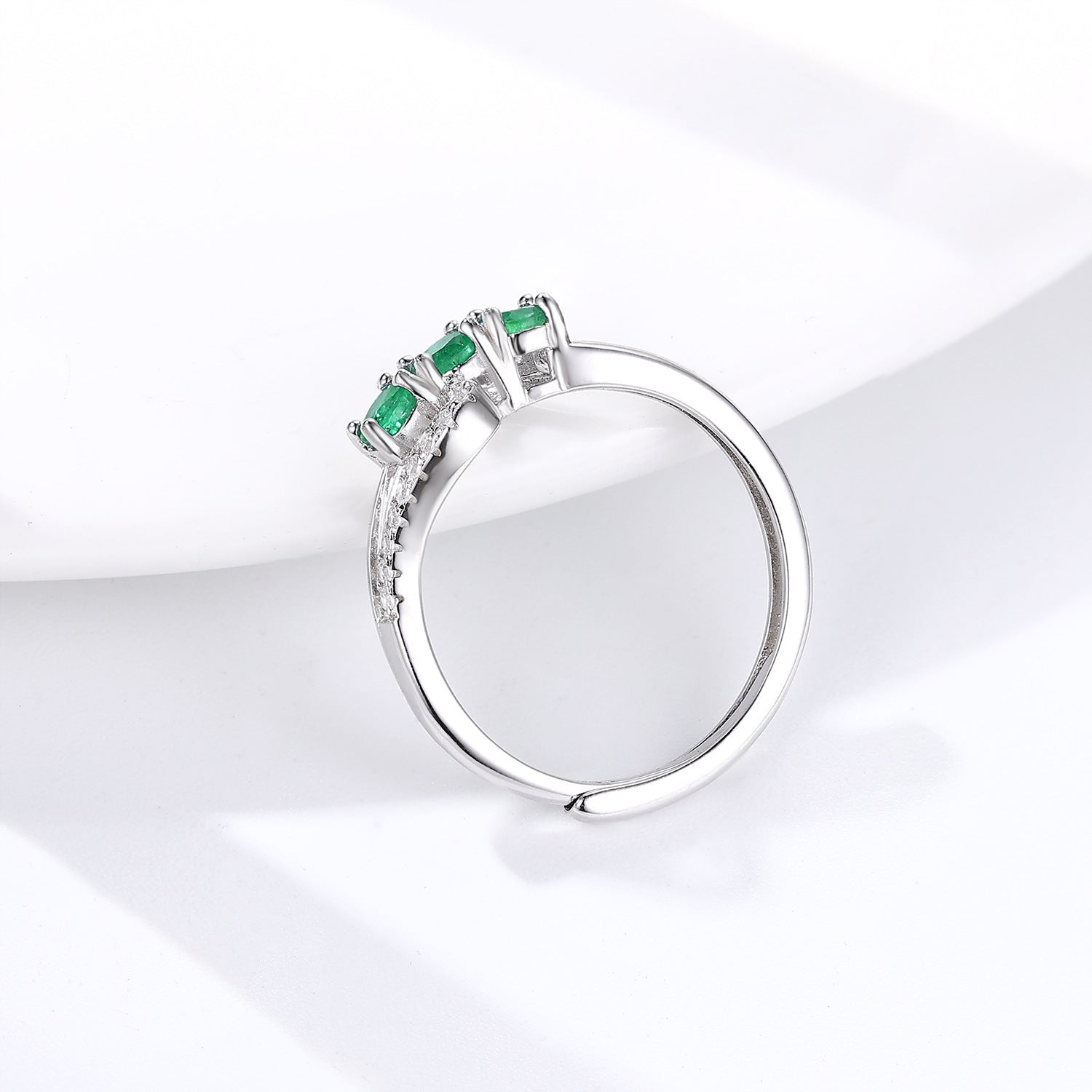 Silberring Welle