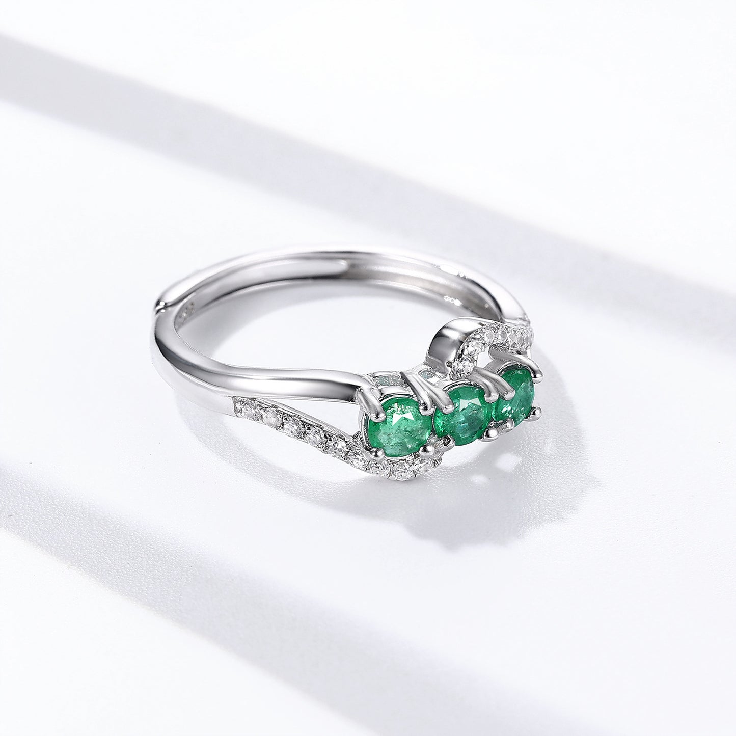 Silberring Welle