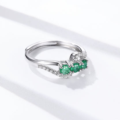 Silberring Welle