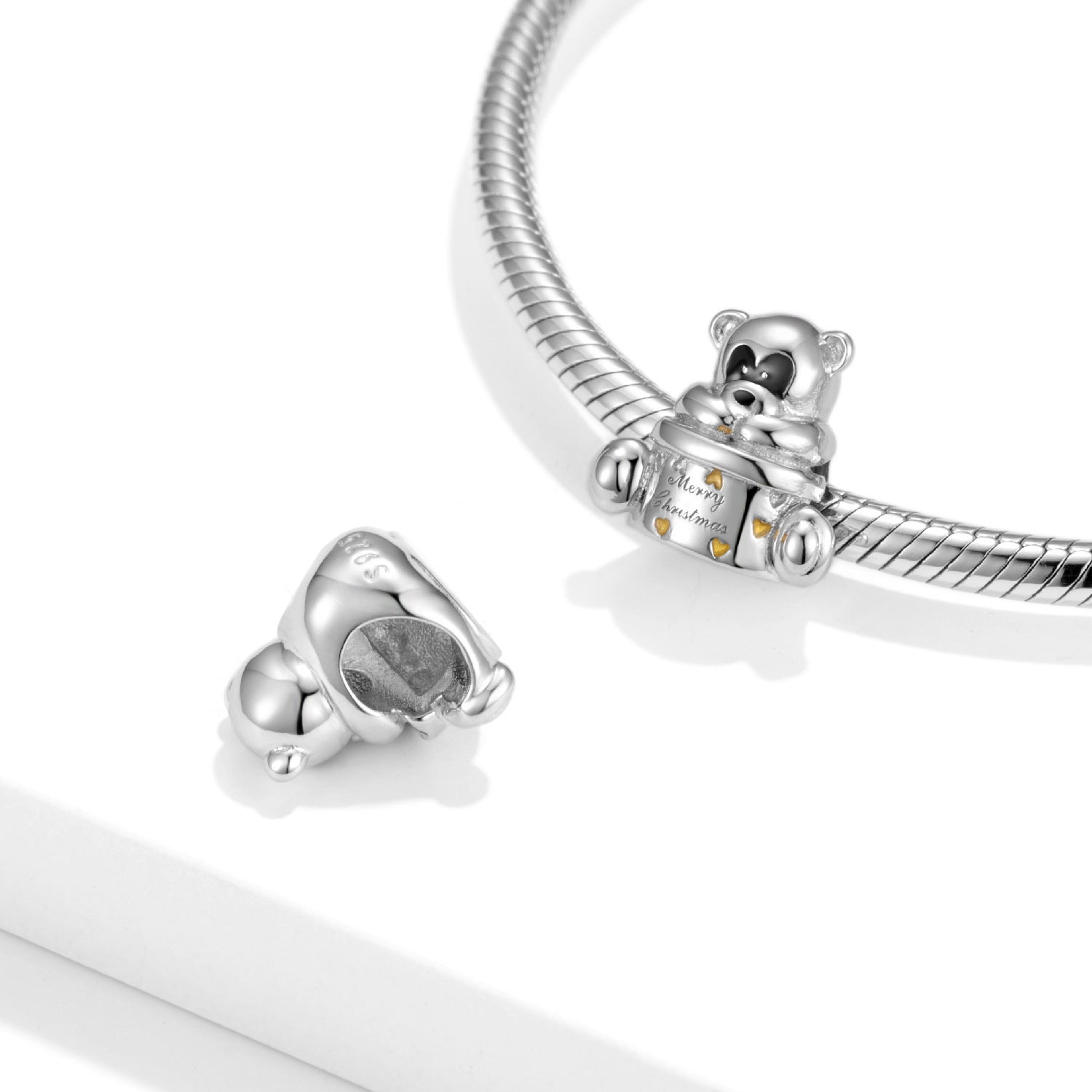 Teddy-Charm für Weihnachten