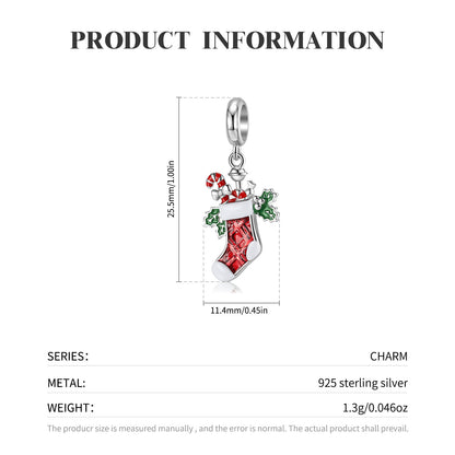 Weihnachtsstrumpf Charm für Weihnachten