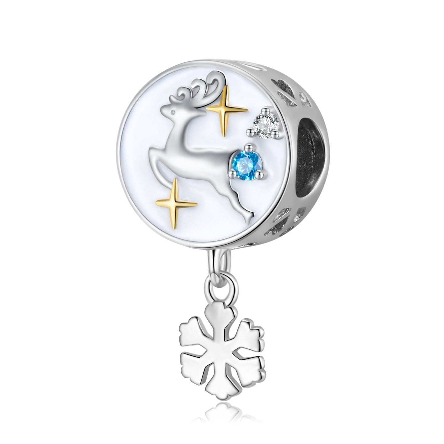 Winter-Karussell Charm für Weihnachten