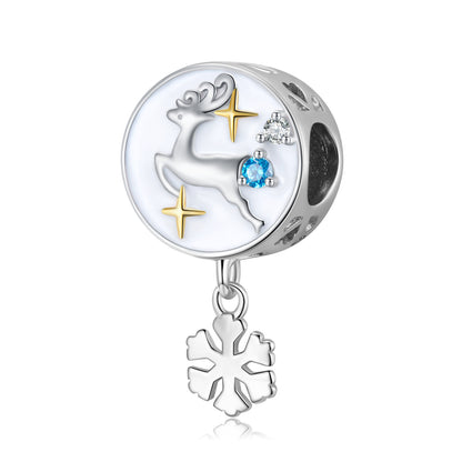 Winter-Karussell Charm für Weihnachten