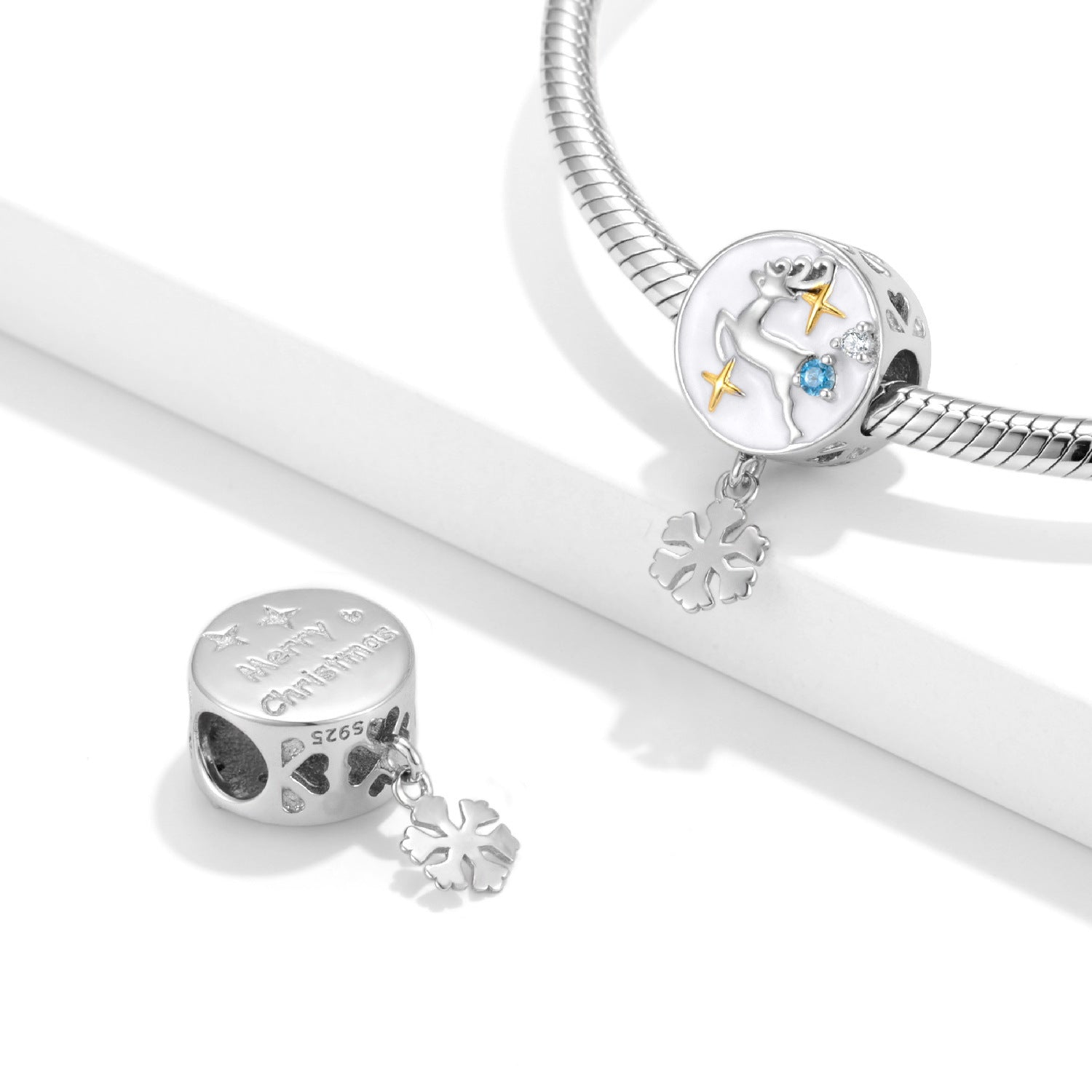 Winter Karussell Charm für Weihnachten