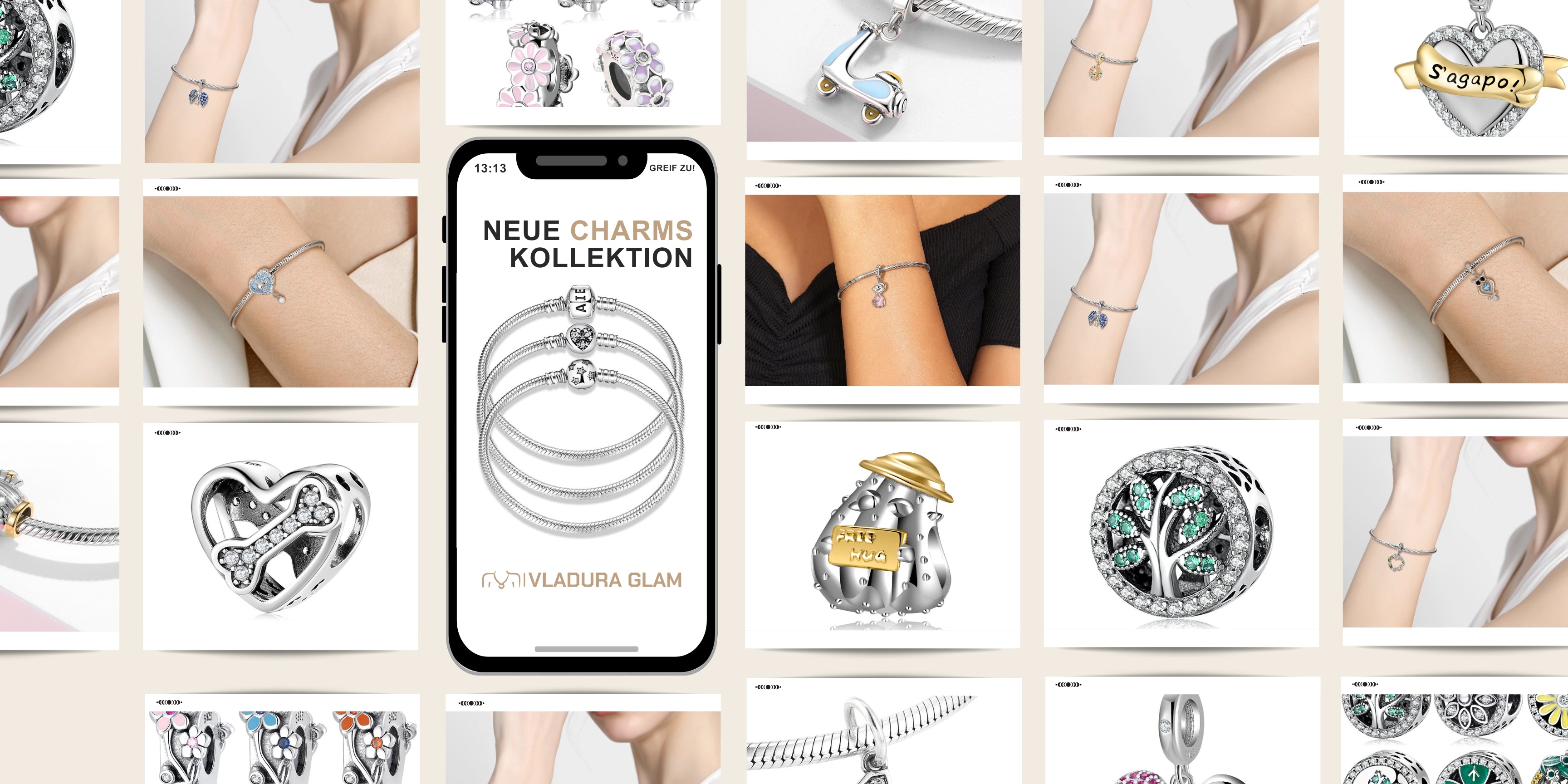 Neue Kollektion: Bettelarmbänder und Charms – Entdecke unsere neuesten Charm-Armbänder und Anhänger